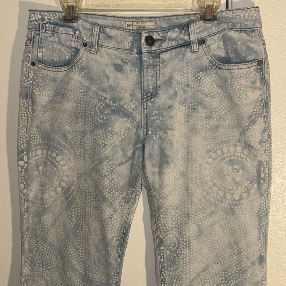Free People Bali Discharge Flared Denim - Picture 6 of 16